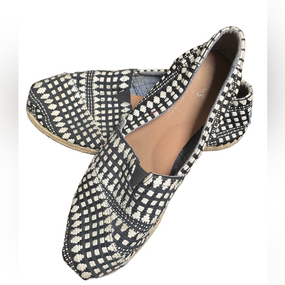 Toms Textured Striped Vans - Picture 4 of 5